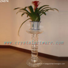 K9 Pilier de Cristal Transparent pour pot de fleurs